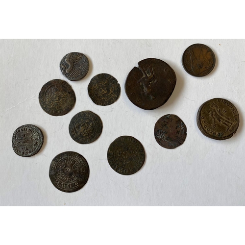 1191 - A COLLECTION OF EARLY HAMMERED PENNIES AND GROATS. A Henry VIII Groat, facing bust, shield reverse, ... 