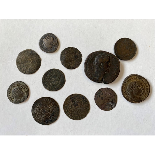 1191 - A COLLECTION OF EARLY HAMMERED PENNIES AND GROATS. A Henry VIII Groat, facing bust, shield reverse, ... 