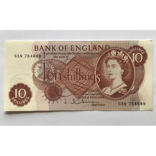 1205 - A COLLECTION OF SERIES 'C' TEN SHILLING NOTES. A collection of 23 Series 'C' Ten Shilling notes sign... 