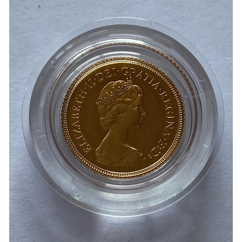 1224 - A ROYAL MINT FOUR COIN GOLD PROOF SET. A four coin proof set comprising: Gold £5.00 (39.94g) from an... 