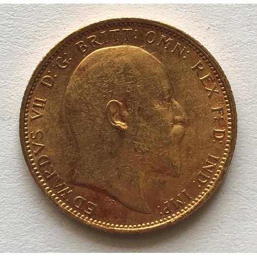 1228A - AN EDWARD VII SOVEREIGN. An Edward VII Sovereign, bare head r, dated 1903.