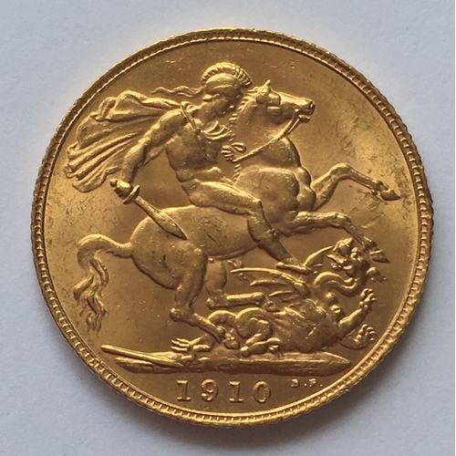 1280 - A SOVEREIGN. An Edward VII Sovereign dated 1910.