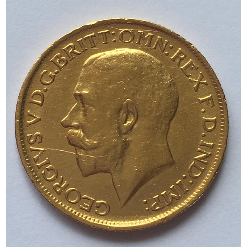 1280A - A SOVEREIGN. A George V Sovereign dated 1911.