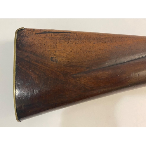 529 - A SEA SERVICE BLUNDERBUSS BY EDWARD JORDAN. A massive blunderbuss or Musketoon with a 61.5cm (24