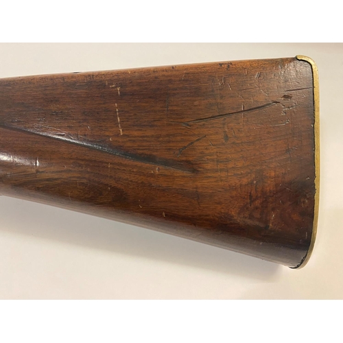 529 - A SEA SERVICE BLUNDERBUSS BY EDWARD JORDAN. A massive blunderbuss or Musketoon with a 61.5cm (24