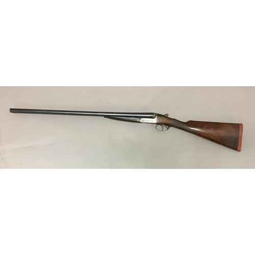 534 - A 12 BORE SHOTGUN BY C.G. EDWARDS AND SON. A 12 Bore shotgun with 70.4cm side by side barrels marked... 