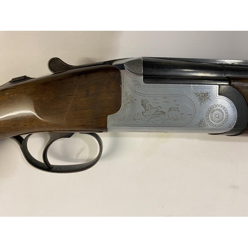 536 - A LINCOLN 20 GAUGE EJECTOR SHOTGUN. With 71cm over and under barrels the action engraved to either s... 