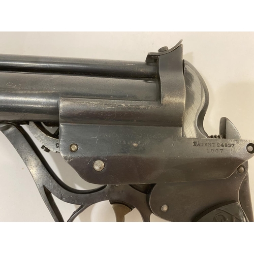 559 - A WESTLEIGH RICHARDS 'HIGHEST POSSIBLE' 177 AIR PISTOL. With a 24cm barrel, marked below 'Westleigh ... 