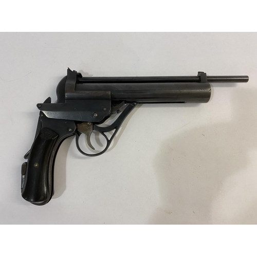 559 - A WESTLEIGH RICHARDS 'HIGHEST POSSIBLE' 177 AIR PISTOL. With a 24cm barrel, marked below 'Westleigh ... 