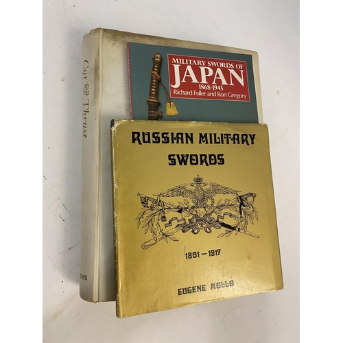 599 - SWORD REFERENCE BOOKS. Eduard Wagner, 'Cut and Thrust Weapons' Spring Books, London 1967 and 'Russia... 