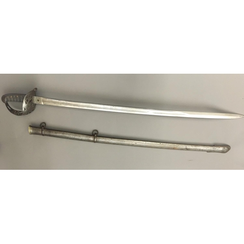 625 - A VICTORIAN 1848 PATTERN CAVALRY TROOPERS SWORD BY WILKINSON. With a 90cm blade with fine decoration... 