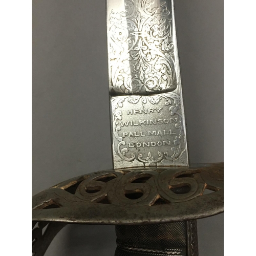 625 - A VICTORIAN 1848 PATTERN CAVALRY TROOPERS SWORD BY WILKINSON. With a 90cm blade with fine decoration... 