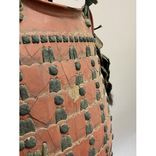 707 - A COLLECTION OF 19TH CENTURY TRADITIONAL JAPANESE ARMOUR. The body armour with chest and back guard ... 