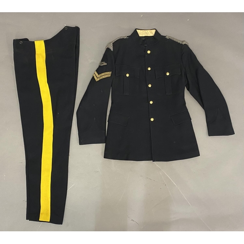 715 - A POST WAR TANK CORPS NO 1 UNIFORM. A post war No 1. Blues uniform the jacket 'Jacket, No.1 Dress Bl... 