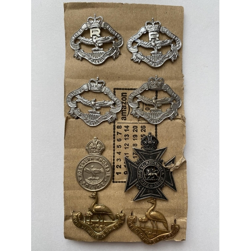 729 - AN INTERESTING COLLECTION OF 36 MILITARY CAP AND COLLAR BADGES. A collection of badges to include a ... 