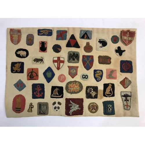 748 - A LARGE COLLECTION OF SECTOR PATCHES AND OTHERS. A large collection of cloth patches to include scet... 