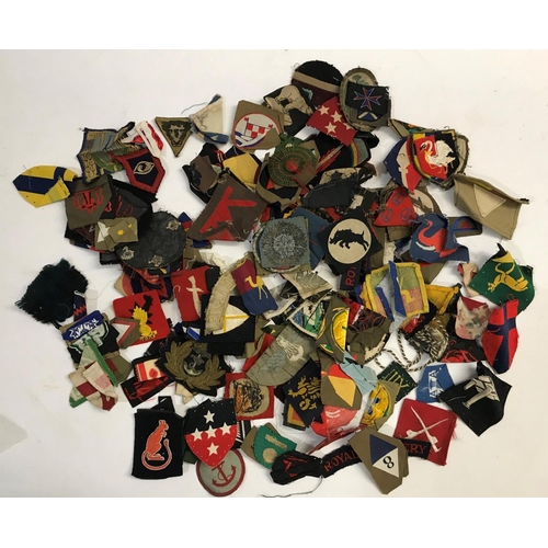 748 - A LARGE COLLECTION OF SECTOR PATCHES AND OTHERS. A large collection of cloth patches to include scet... 