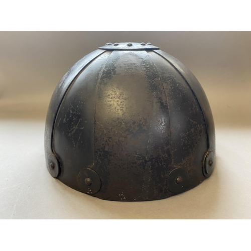 769 - A RARE SECOND WORLD WAR GERMAN PILOT FLIGHT PROTECTION HELMET SSK90. A German pilot flight protectio... 