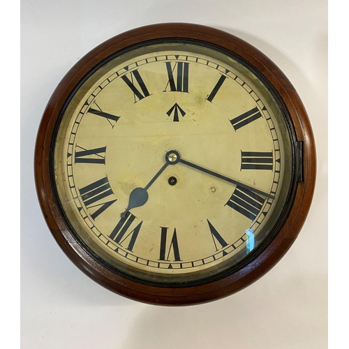 799 - A SECOND WORLD WAR WAR DEPARTMENT WALL CLOCK. With a 29cm cream enamelled dial with Roman numerals a... 