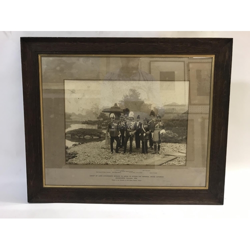 830 - AN AUTOGRAPHED PHOTOGRAPH OF LORD KITCHENERS MISSION TO JAPAN 1909. Two copies of a photograph taken... 