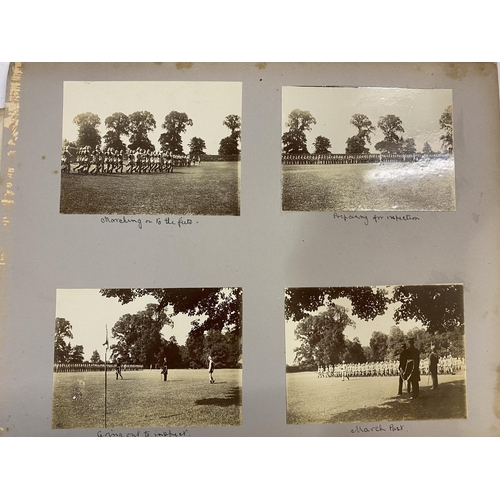 861 - A PHOTOGRAPH ALBUM DOCUMENTS AND SIMILAR ITEMS RELATING TO FREDERICK HOARE. Frederick George Hoare w... 