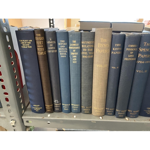 904 - THE NAVY RECORDS SOCIETY An extensive run of the Navy Records Society: volumes 2 - 7, 9, 12 - 15, 16... 