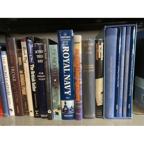 925 - THE ROYAL NAVY AND THE SECOND WORLD WAR. A collection of books on the history of the Royal Navy duri... 