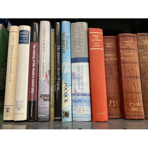 927 - THE BRITISH NAVY PRIOR TO THE FIRST WORLD WAR. A selection of books about Naval History to include t... 