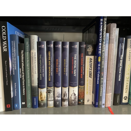 930 - NAVAL HISTORY, FIRST WORLD WAR AND LATER. A mixed selection of Naval history books to include A Hist... 