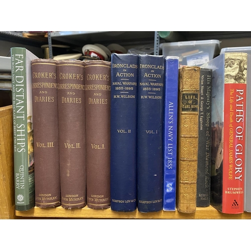 937 - A COLLECTION OF PRE FIRST WORLD WAR NAVAL HISTORY BOOKS. A collection of books including Ironclads i... 