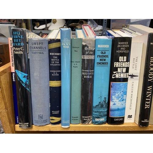 938 - SECOND WORLD WAR AND SIMILAR NAVAL HISTORY. A collection of books about Naval history to include Old... 