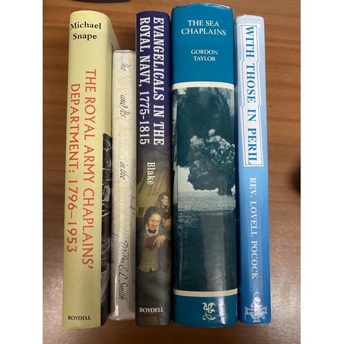 940 - CHAPLAINCY AND THE ROYAL NAVY. A small collection of books about Naval Chaplaincy to include The Sea... 