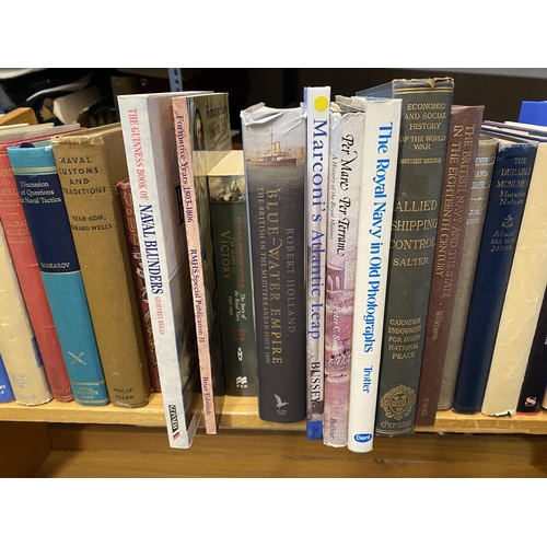 941 - A SELECTION OF NAVAL HISTORY BOOKS, POLICY AND OTHER SUBJECTS. A collection of Naval History to incl... 