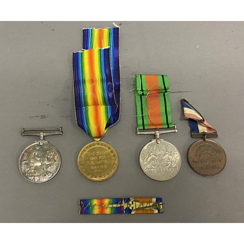 964 - A FIRST WORLD PAIR AND OTHER ITEMS TO THE LIVERPOOL REGIMENT. A Great War pair comprising War and Vi... 