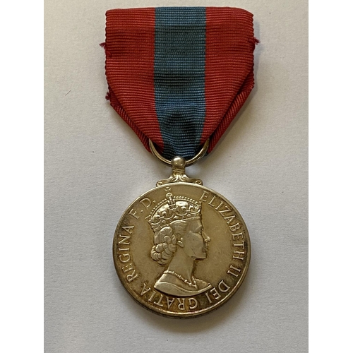 977 - AN IMPERIAL SERVICE MEDAL. A Queen Elizabeth II Imperial Service medal named to Wilfred Stanley Henb... 