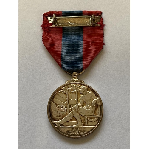 977 - AN IMPERIAL SERVICE MEDAL. A Queen Elizabeth II Imperial Service medal named to Wilfred Stanley Henb... 