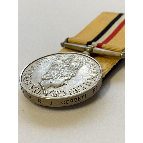 994 - AN IRAQ WAR MEDAL TO THE ROYAL ENGINEERS. An Iraq War Medal named to 25162875 SPR M R J Corbett R.E.... 