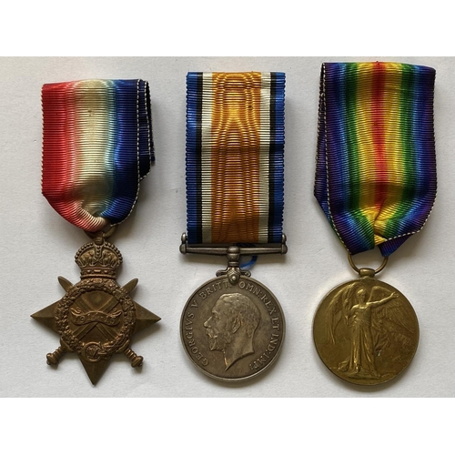 999 - A FIRST WORLD WAR SOMME CAUALTY GROUP TO AN OFFICER IN THE ARTILLERY. A Great War trio comprising 19... 