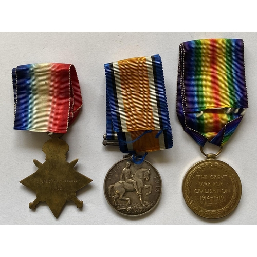 999 - A FIRST WORLD WAR SOMME CAUALTY GROUP TO AN OFFICER IN THE ARTILLERY. A Great War trio comprising 19... 