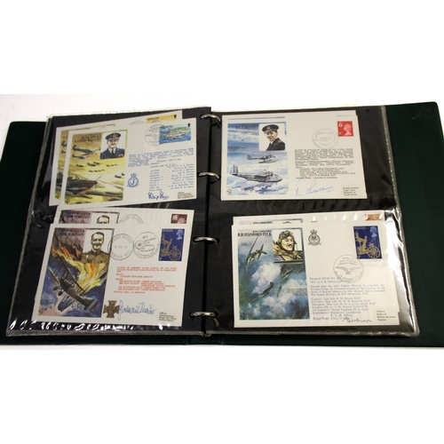 1301 - AVIATION FIRST DAY COVERS - SIGNED six albums of aviation related first day covers, with various exa... 