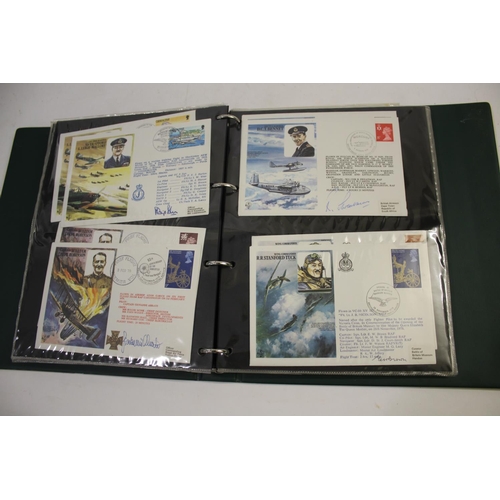 1301 - AVIATION FIRST DAY COVERS - SIGNED six albums of aviation related first day covers, with various exa... 