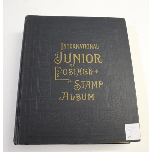 1311 - INTERNATIONAL JUNIOR STAMP ALBUM a sparse album including late 19thc and early 20thc mint and used s... 