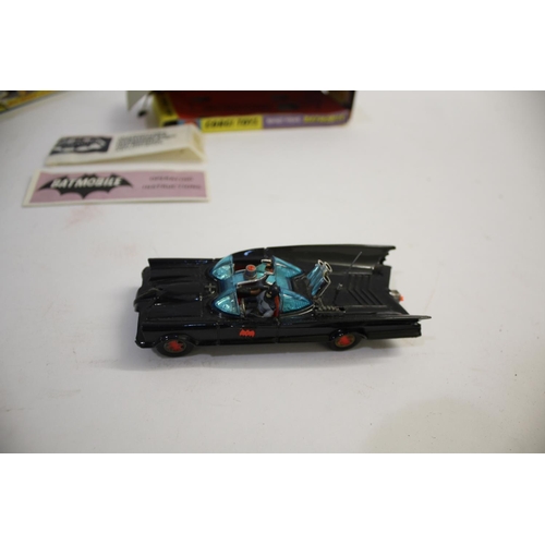 1330 - CORGI TOYS BATMOBILE - BOXED a Corgi Toys 267 Rocket Firing Batmobile, first issue with gloss black ... 