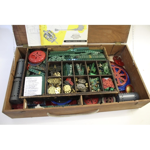 1374 - BOXED MECCANO - NO 10 a large box with a left out tray and layer below, with a variety of Meccano ac... 