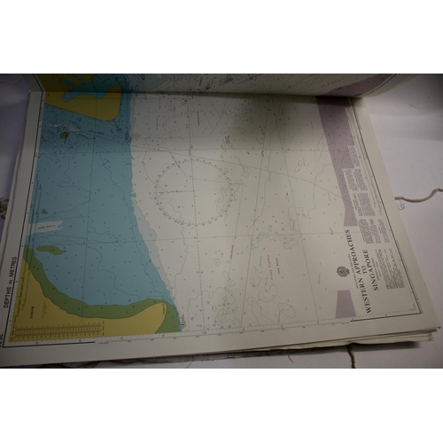 1444 - NAUTICAL SEA CHARTS - SOUTH CHINA SEA a collection of 56 Admiralty sea charts from the 1990's, all f... 