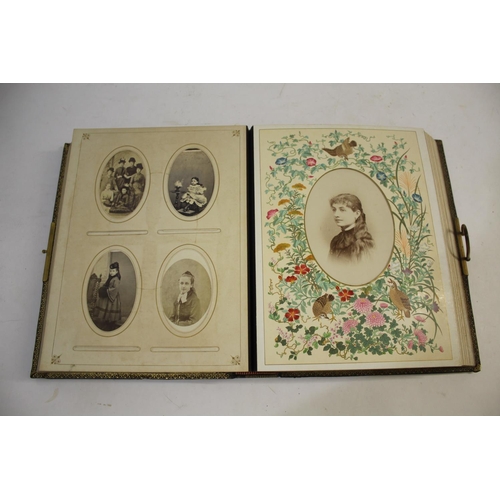 1459 - VICTORIAN PHOTOGRAPH ALBUM & BALLET PHOTOGRAPH ALBUM, & SCRAP BOOKS including a Victorian leather ph... 