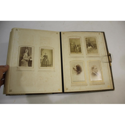 1459 - VICTORIAN PHOTOGRAPH ALBUM & BALLET PHOTOGRAPH ALBUM, & SCRAP BOOKS including a Victorian leather ph... 