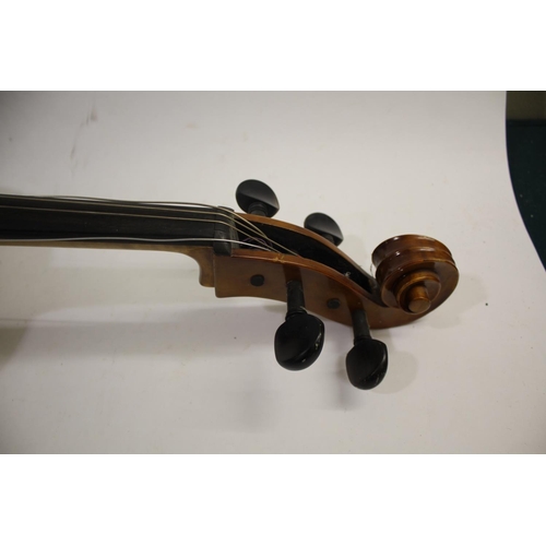 1501 - MODERN FULL SIZE CELLO - LUTHES, PARIS the cello with a two piece back and hardwood tuning pegs, wit... 