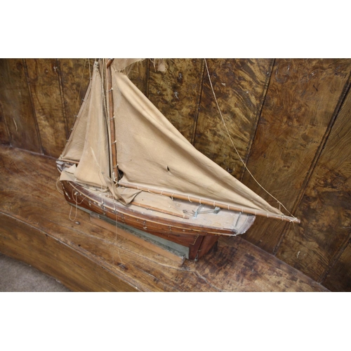 1541 - MODEL OF A BRIXHAM TRAWLER & PRESENTATION CUP - 1890 a detailed model of a Brixham trawler the Daugh... 