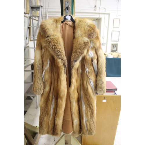 1646 - FUR COATS including an 1960's white mink coat (89cms high), a dark mink coat of a slightly earlier d... 